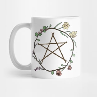 Flower pentacle Mug